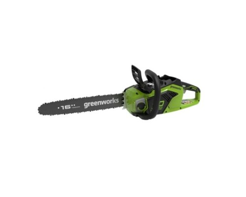 [Пилы] Greenworks Цепная пила аккумуляторная GreenWorks  GD40CS18, 40V, 40 см, бесщеточная,  до 1,8 КВТ, с АКБ 2АЧ и ЗУ [2005807UA]