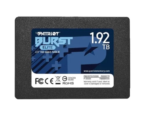 [носитель информации] Накопитель SSD Patriot SATA III 1920Gb PBE192TS25SSDR Burst Elite 2.5