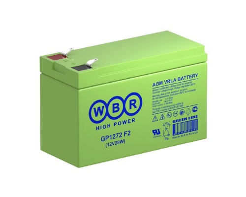[акб] WBR Батарея GP1272 (28W) f2 (12V/7,2Ah)