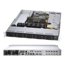 Supermicro AS-1114S-WTRT Серверная платформа Supermicro A+ Server 1U Single AMD EPYC™ 7002 Series Processor (8 DIMM DDR4, 10 Hot-swap 2.5