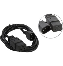 Cablexpert Кабель питания C14- C19, 3х1кв.мм, черный, 1.8м , с заземлением (PC-189-1-1)