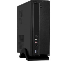 Exegate EX288782RUS Корпус Desktop ExeGate MI-207U-M400 (mini-ITX/mATX, БП M400 с вент. 8см, 2*USB+1*USB3.0, аудио, черный)