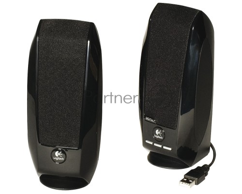 Колонки Logitech S150 980-000029 {Колонки  2.0, 2x0,6W , 90 Гц - 20 кГц, OEM}