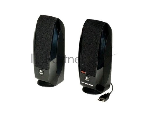 Колонки Logitech S150 980-000029 {Колонки  2.0, 2x0,6W , 90 Гц - 20 кГц, OEM}
