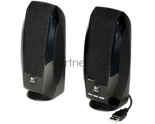 Колонки Logitech S150 980-000029 {Колонки  2.0, 2x0,6W , 90 Гц - 20 кГц, OEM}