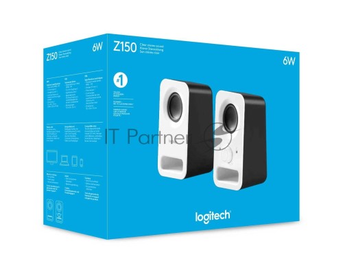 Колонки Logitech Z-150 980-000815 Speakers snow white {Колонки}