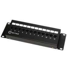 5bites Патч-панель PPU55-08W UTP / 5E / 12P / FRONT DUAL IDC / 2U / L=287MM / WALL
