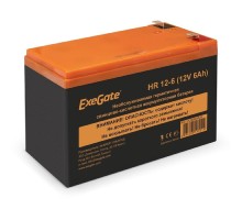 ExeGate EX288653RUS АКБ HR 12-6 (12V 6Ah 1224W, клеммы F2+F1-)