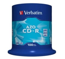 Verbatim Диски CD-R 700Mb 52x Cake Box (100шт) (43430)