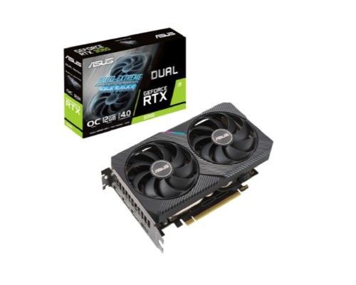 [Видеокарта] Видеокарта ASUS GeForce RTX3060 Dual OC Edition 12GB GDDR6 192bit 3*DP/HDMI  (DUAL-RTX3060-O12G-V2) RTL