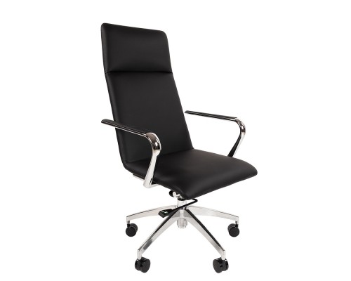 [Офисные кресла] Офисное кресло Chairman 980 черное  экопремиум (7066658)