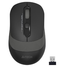 Мышь беспроводная A4Tech Fstyler FG10 , черный/серый , оптическая, 2000dpi , USB, 4 кнопки [1147564]
