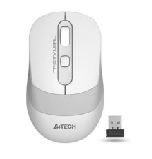 Мышь беспроводная A4Tech Fstyler FG10 , белый/серый , оптическая, 2000dpi , USB, 4 кнопки [1147569]