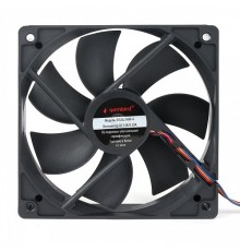 Gembird Вентилятор для корпуса 120x120x25, втулка, 4 pin, провод 30 см (D12025SM-4)