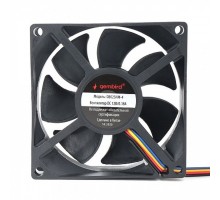 Gembird Вентилятор для корпуса 80x80x25, гидродинамический, 4 pin, провод 30 см (D8025HM-4)