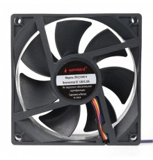 Gembird Вентилятор для корпуса 92x92x25, гидродинамический, 4 pin, провод 30 см (D9225HM-4)