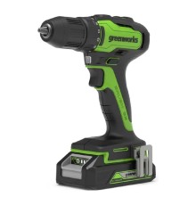 Greenworks GD24DD35K2 Дрель-шуруповерт аккумуляторная, 24V, c 1хАКБ 2 Ач и ЗУ в кейсе [3704007UA]
