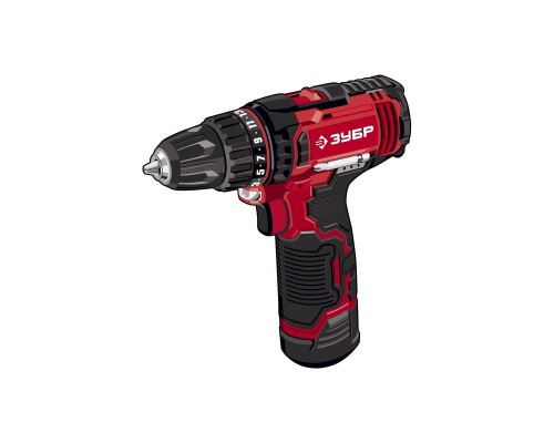 [Дрель, Шуруповерт] ЗУБР Дрель-шуруповерт в коробке 12В, 1 АКБ (2Ач) [ДШЛ-125-21]