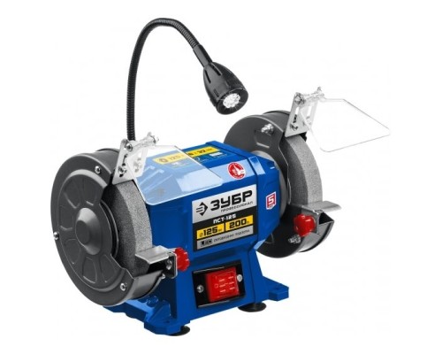 [Электроинструмент] ЗУБР Профессиональный заточной станок, d125 мм,  200 Вт [ПСТ-125]
