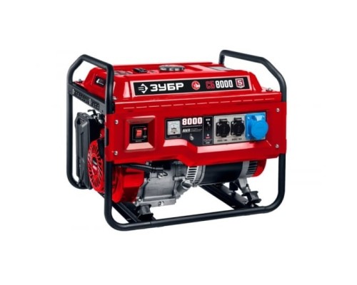[Генераторы, Блоки автоматики] ЗУБР Бензиновый генератор  8000 Вт [СБ-8000]