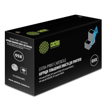 Картридж лазерный Cactus CS-CE505X-MPS черный (13000стр.) для HP LaserJet P2050 /P2055 /P2055D/ P205
