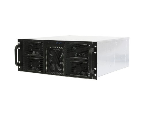 [Корпус] Procase RE411-D0H17-FE-65 Корпус 4U server case,0x5.25+17HDD,черный,без блока питания,глубина 650мм,MB EATX 12