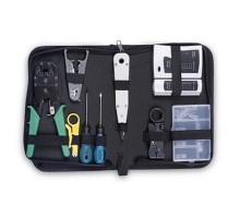 Cabeus HT-TK-01 Набор инструментов (инструмент обжимной, инструмент для заделки витой пары , зачистки, отвертки, тестер, коннекторы)