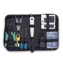 Cabeus HT-TK-01 Набор инструментов (инструмент обжимной, инструмент для заделки витой пары , зачистки, отвертки, тестер, коннекторы)