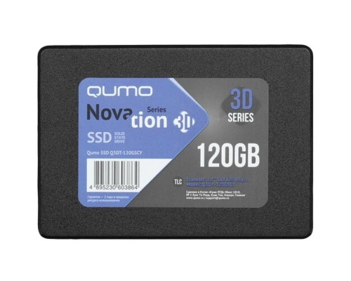 [накопитель] QUMO SSD 120GB Novation TLC Q3DT-120GSCY {SATA3.0}