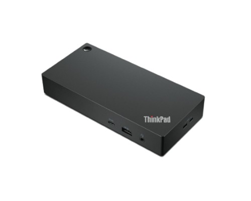 [Опция для ноутбука] Lenovo [40AY0090EU] ThinkPad Universal USB-C Dock  2x DP 1.4, 1x HDMI 2.0, 3x USB 3.1, 2x USB 2.0, 1x USB-C, 1x RJ-45, 1x Combo Audio Jack 3.5mm