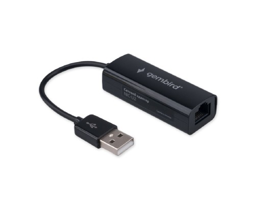 [Кабель] Gembird Сетевой адаптер Ethernet USB 2.0 - Fast Ethernet adapter (NIC-U2)
