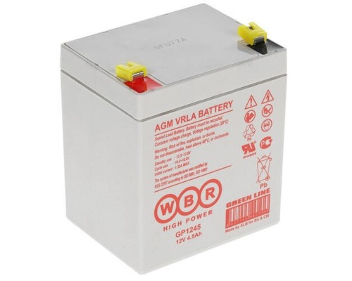 [акб] WBR Батарея GP1245 (12V/4,5Ah) (16W)