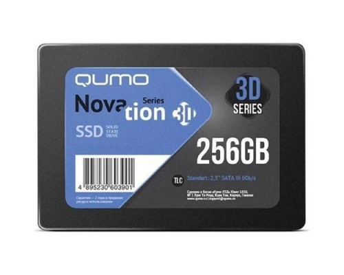 [накопитель] QUMO SSD 256GB Novation TLC Q3DT-256GSCY {SATA3.0}