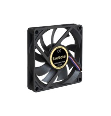 Exegate EX288924RUS Вентилятор ExeGate EX08015B4P-PWM (80x80x15 мм, 2-Ball (двойной шарикоподшипник), 4pin, PWM, 24dBA)