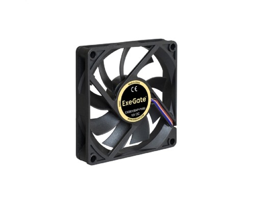 [Вентиляторы] Exegate EX288924RUS Вентилятор ExeGate EX08015B4P-PWM (80x80x15 мм, 2-Ball (двойной шарикоподшипник), 4pin, PWM, 24dBA)