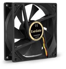 Exegate EX288926RUS Вентилятор ExeGate EX09225B3P (92x92x25 мм, 2-Ball (двойной шарикоподшипник), 3pin, 2100RPM, 27dBA)