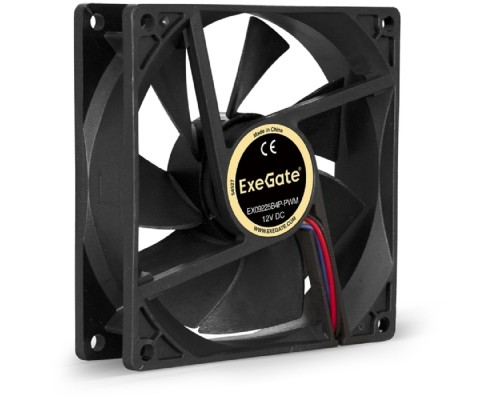 [Вентиляторы] Exegate EX288927RUS Вентилятор ExeGate EX09225B4P-PWM (92x92x25 мм, 2-Ball (двойной шарикоподшипник), 4pin, PWM, 29dBA)