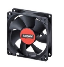 Exegate EX289000RUS Вентилятор 220В ExeGate EX08038BAT (80x80x38 мм, 2-Ball (двойной шарикоподшипник), клеммы, 2500RPM, 37dBA)