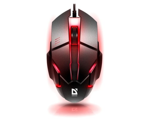 [Мышь] Defender Host MB-982 [52982] { Проводная оптическая мышь, 7 цветов,1000 dpi, черный  }