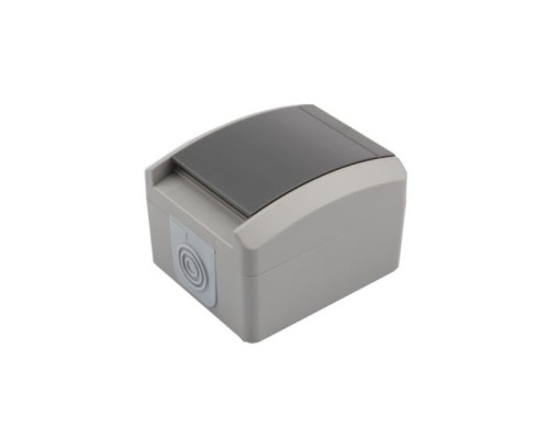 [рексант розетки] Rexant KR-78-0612  Розетка одноместная KRANZ INDUSTRIAL открытой установки с заземлением, керамика, IP54, серая												