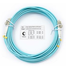 Cabeus FOP-50-LC-LC-5m Шнур оптический duplex LC-LC 50/125 mm OM3 5м LSZH