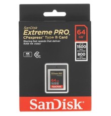 Micro SecureDigital 64GB Sandisk Extreme PRO CFexpress Type B  SDCFE-064G-GN4NN 1500MB/s R, 800MB/s W