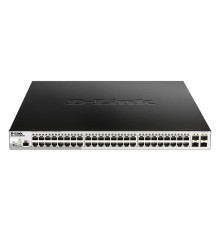 D-Link DGS-1210-52MP/ME/B2A PROJ Управляемый L2 коммутатор с 48 портами 10/100/1000Base-T и 4 портами 1000Base-X SFP (порты 1-8 PoE 802.3af/at, порты 9-48 PoE 802.3af, PoE-бюджет 370 Вт)