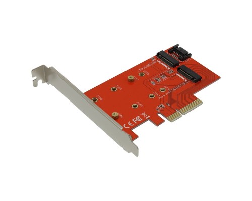 [переходник] ORIENT C296E Адаптер 2xM.2 - > PCI-Ex4 / SATA 