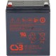 Батарея CSB HR 1221W (12V, 5Ah) F2