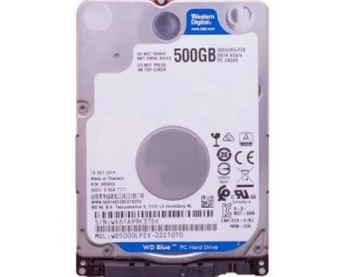 [Жесткий диск] 500Gb WD Scorpio Blue (WD5000LPZX) {SATA 6Gb/s, 5400 rpm, 128Mb buffer}