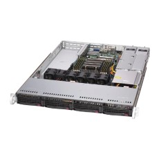 Supermicro AS -1014S-WTRT Корпус компьютерный 1U Single AMD EPYC™ 7002 Series Processor/8 DIMMs up to 2TB/2 PCI-E 4.0 x16/4 Hot-swap 3.5