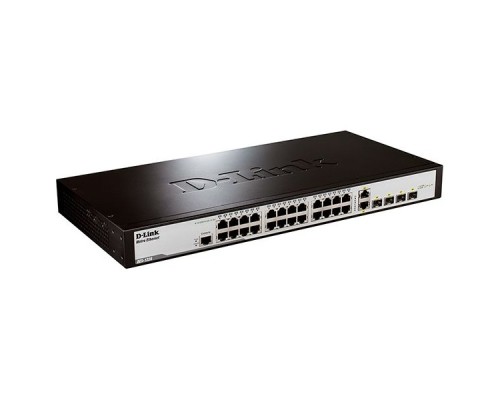 [Сетевое оборудование] D-Link DES-1228/ME_RFB/B1 Восстановленный в производственных условиях управляемый коммутатор 2 уровня с 24 портами 10/100Base-TX, 2 портами 100/1000Base-X SFP и 2 комбо-портами 100/1000Base-T/SFP.