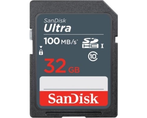 [Карта памяти ] SecureDigital 32GB Sandisk SDHC Class10 SDSDUNR-032G-GN3IN Ultra