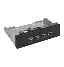 Exegate EX289290RUS Планка USB на переднюю панель ExeGate U5H-625, 5,25